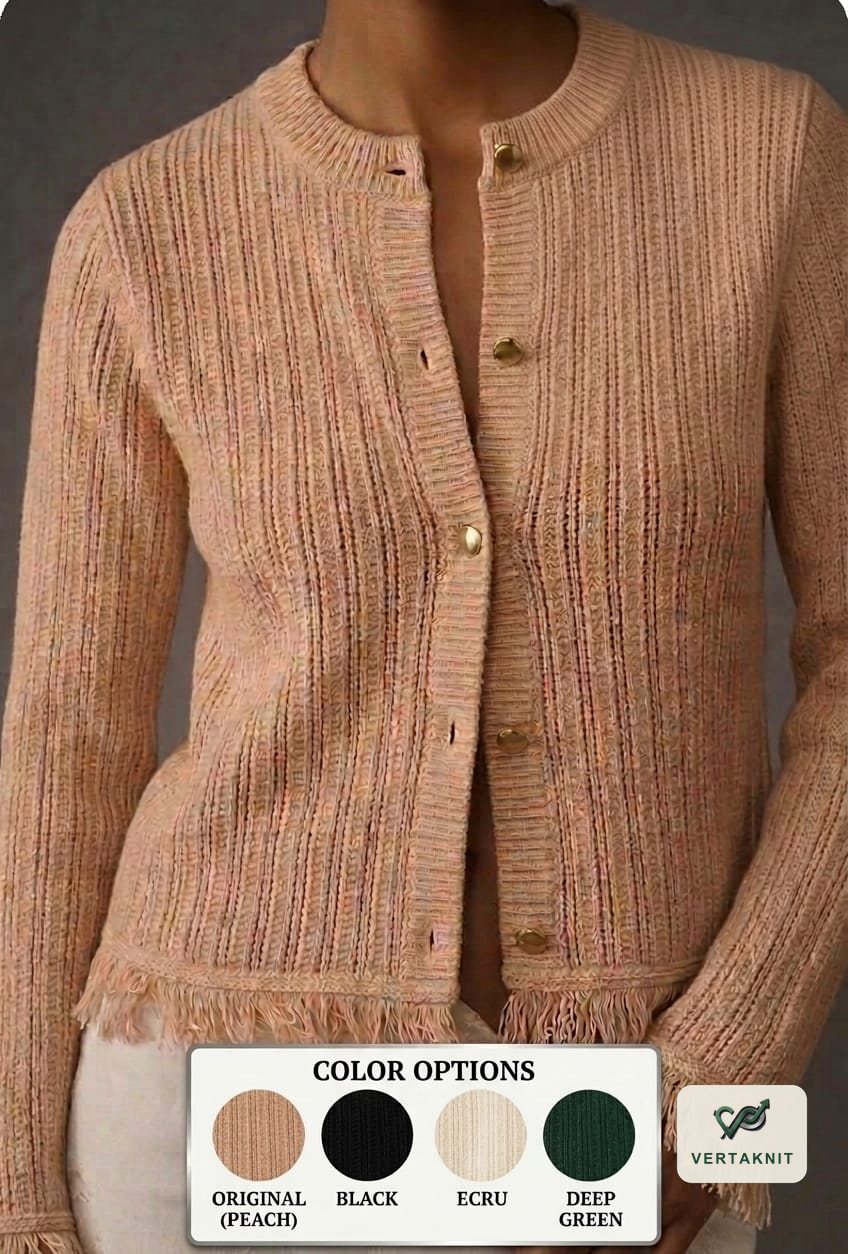 Fine-gauge cardigan