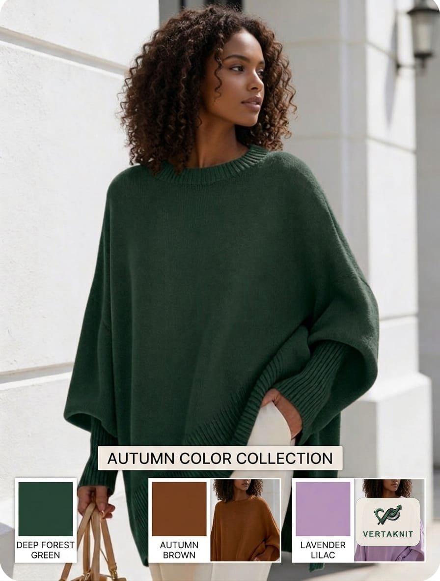 Forest green oversize knit