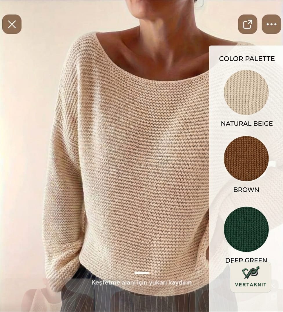 Boat-neck cashmere