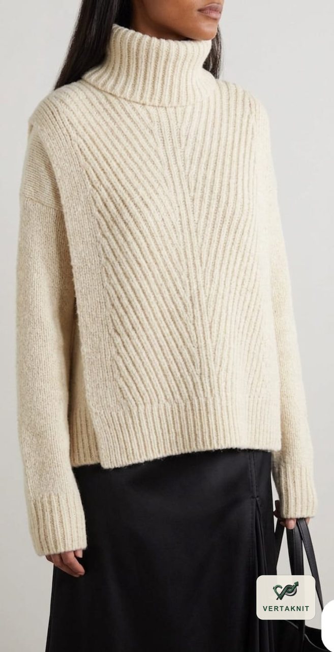 Ivory roll-neck